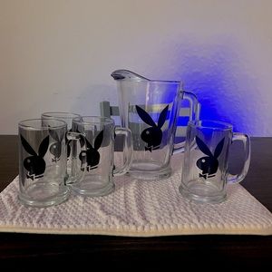 Playboy drinkware serving set